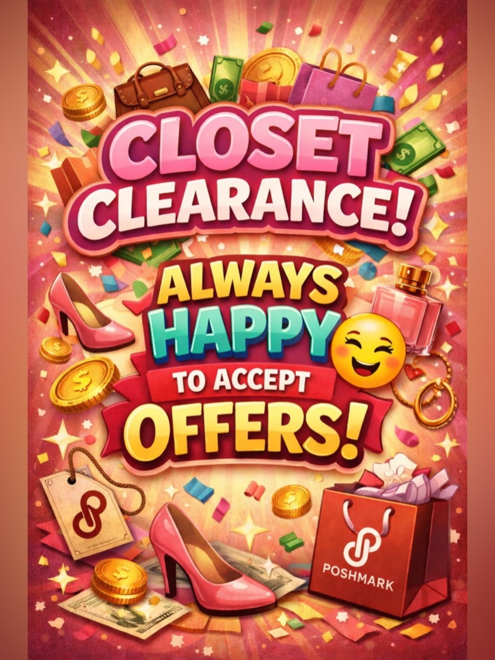 Poshmark Closet Clearance!! Everything needs to go!
